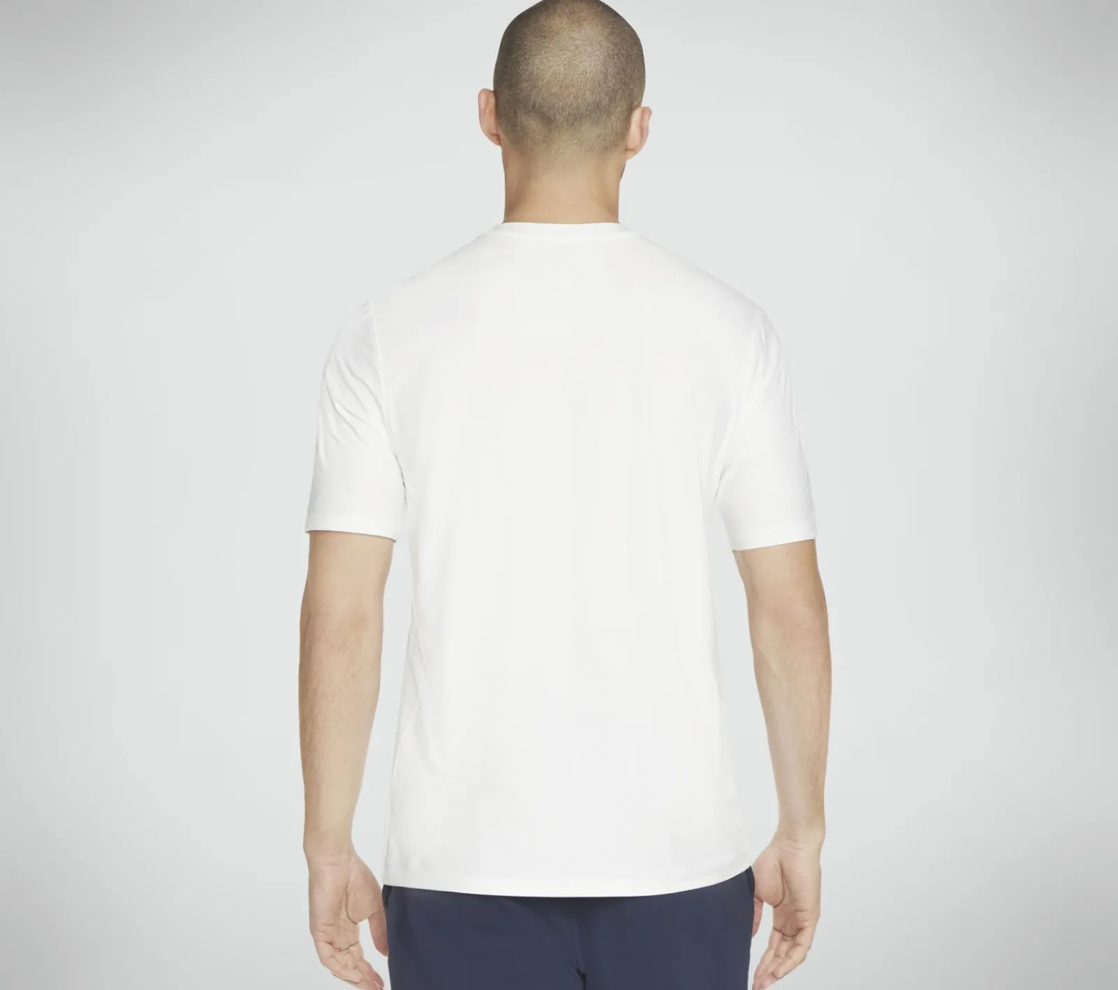 Partes De Cima|Partes De Cima-SKECHERS GO DRI All Day Tee BRANCO