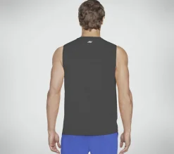 Partes De Cima|Partes De Cima-SKECHERS GO DRI Charge Muscle Tank PRETO / CARVÃO