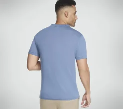 Partes De Cima|Partes De Cima-SKECHERS GO DRI Pima Signature Polo DENIM