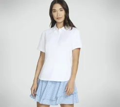 Partes De Cima|Partes De Cima-SKECHERS GO DRI SWIFT Club Polo BRANCO