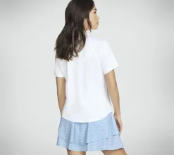 Partes De Cima|Partes De Cima-SKECHERS GO DRI SWIFT Club Polo BRANCO