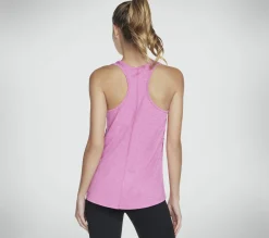 Partes De Cima|Partes De Cima-SKECHERS GO DRI SWIFT Racerback Tank ROSA