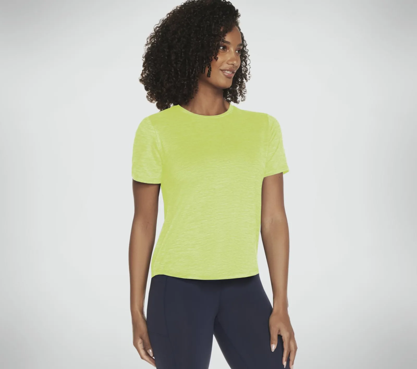 Partes De Cima|Partes De Cima-SKECHERS GO DRI SWIFT Tee NATURAL / LIMA