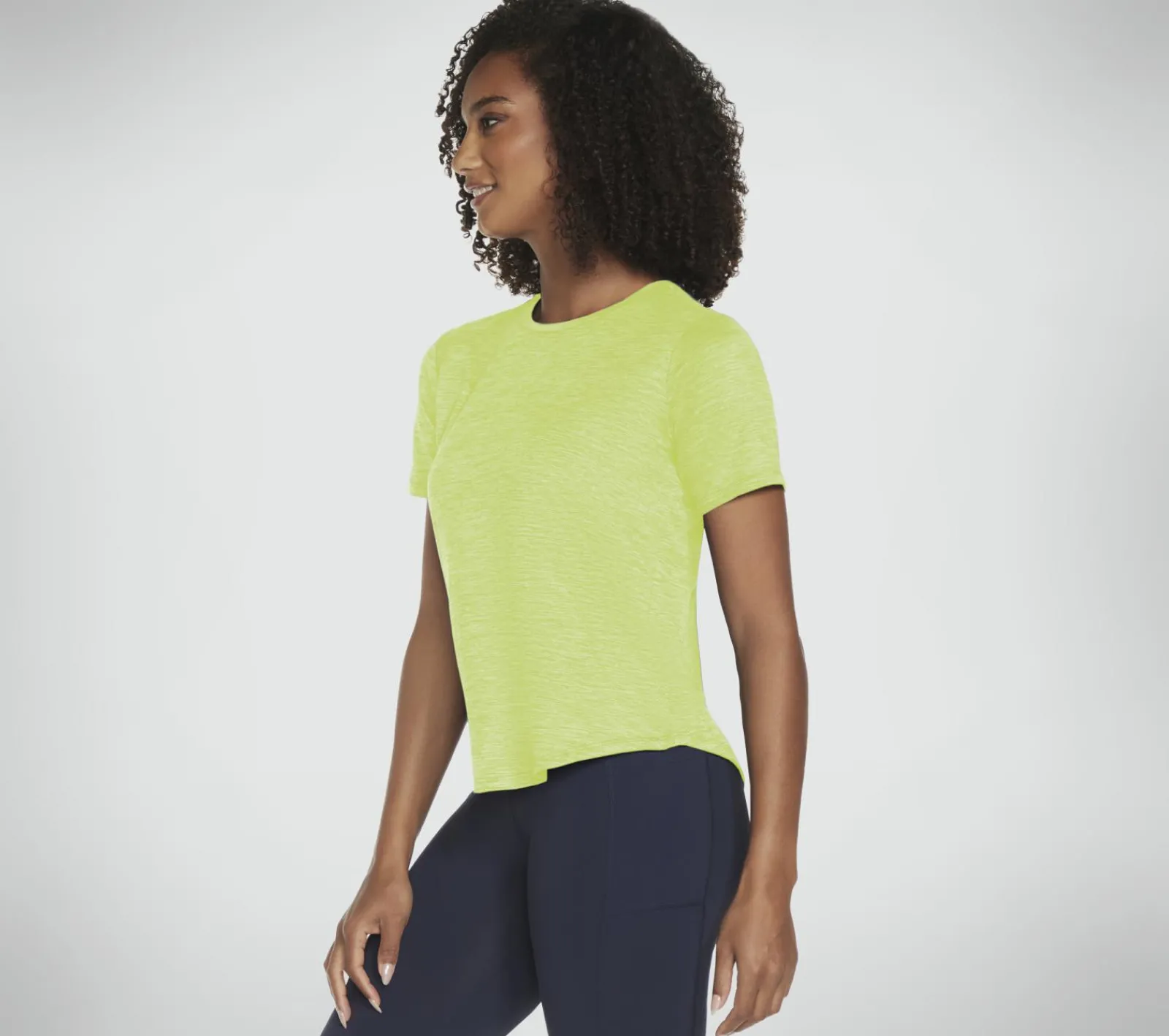Partes De Cima|Partes De Cima-SKECHERS GO DRI SWIFT Tee NATURAL / LIMA
