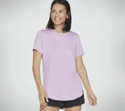 Partes De Cima|Partes De Cima-SKECHERS GO DRI SWIFT Tunic Tee ROXO / VIOLETA