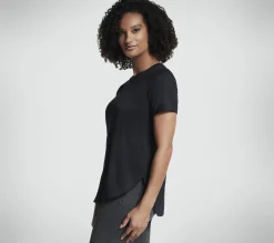 Partes De Cima|Partes De Cima-SKECHERS GO DRI Swift Tunic Tee PRETO