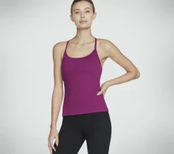 Partes De Cima|Partes De Cima-SKECHERS GO FLEX Crossback Shelf Bra Cami MAGENTA