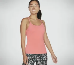 Partes De Cima|Partes De Cima-SKECHERS GO FLEX Racerback Shelf Bra Cami CORAL