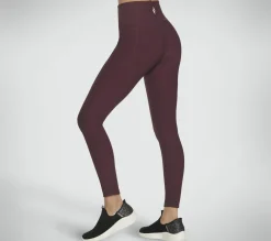 Calças|Partes De Baixo-SKECHERS GO FLEX RIB FL HW Legging BORDÔ / ROSA