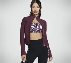 Partes De Cima|Partes De Cima-SKECHERS GO FLEX Rib Jacket BORDÔ / ROSA