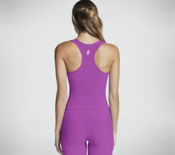Partes De Cima|Partes De Cima-SKECHERS GO FLEX RIB V-Neck Tank VIOLET