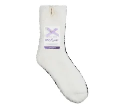 Acessórios-SKECHERS GO LOUNGE Furry Crew Socks - 2 Pack BRANCO / PRETO