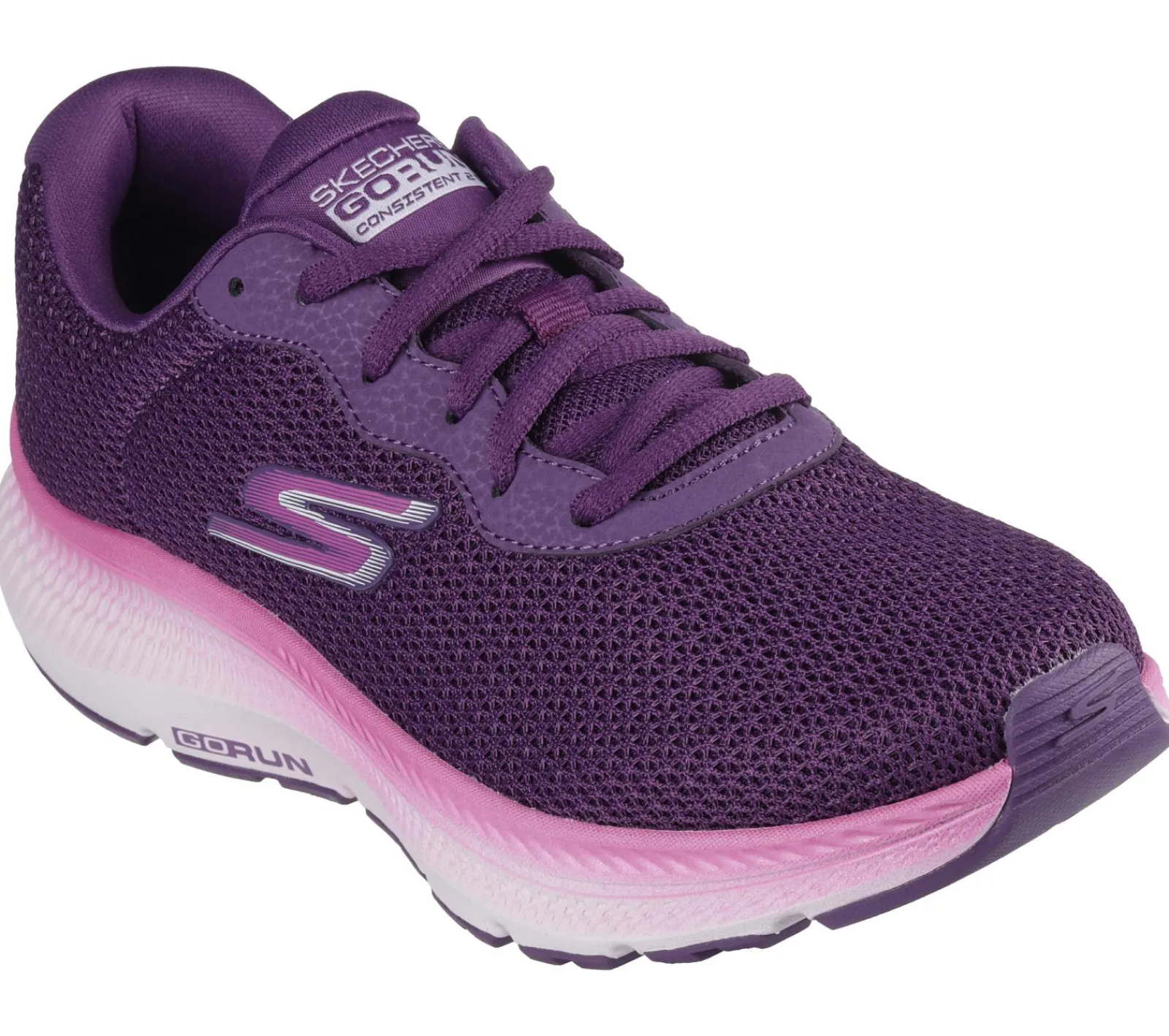 Com Atacadores|Sapatilhas-SKECHERS GO RUN Consistent 2.0 - Fast Pace AMEIXA
