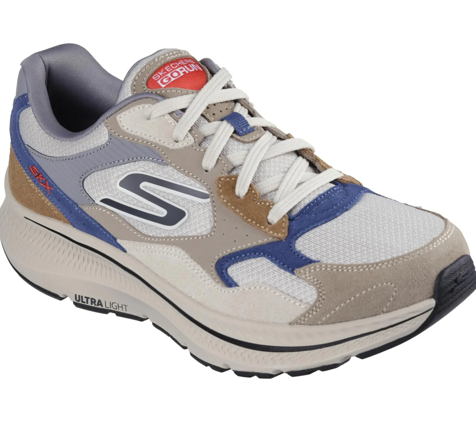 Sapatilhas-SKECHERS GO RUN Consistent 2.0 - Retro Runner V1 TAUPE / MULTICOR