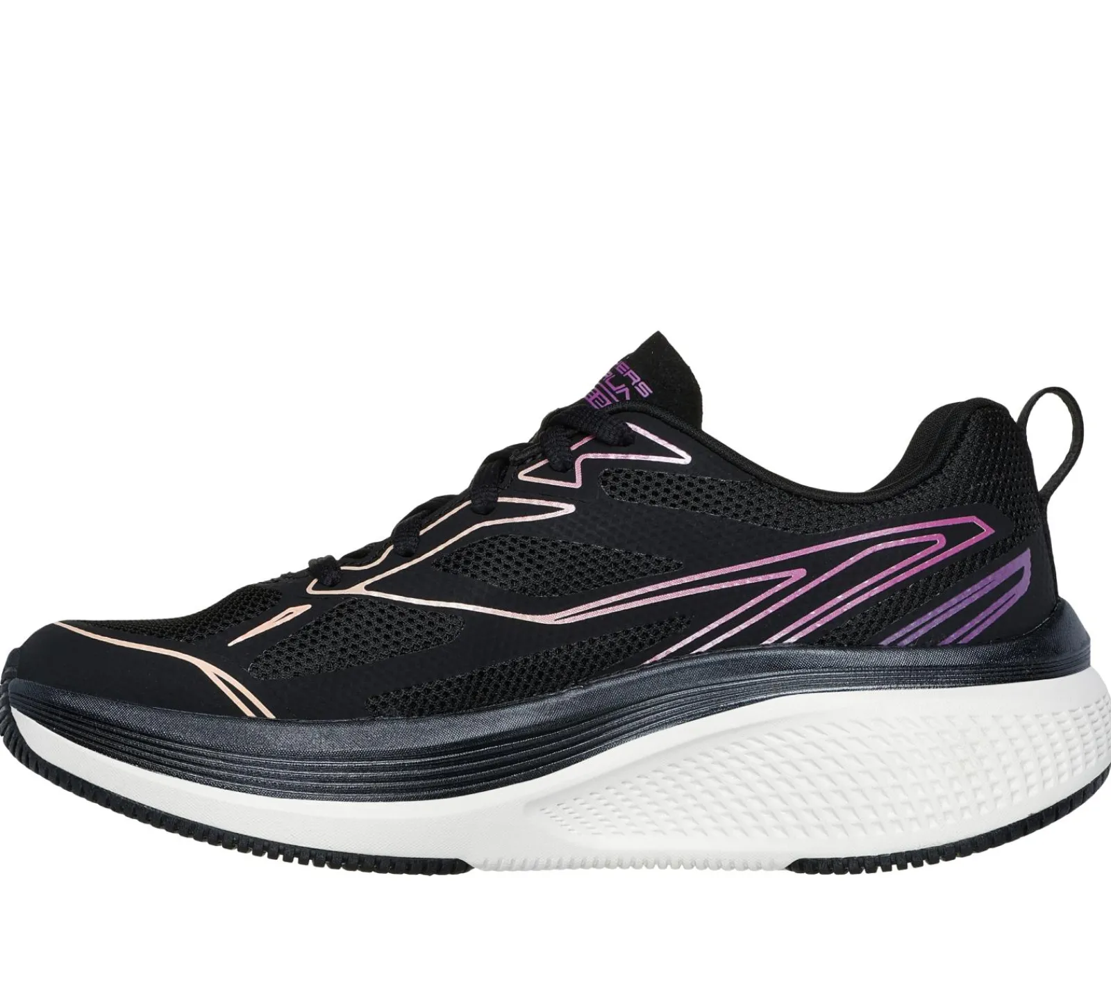 Com Atacadores|Sapatilhas-SKECHERS GO RUN Elevate 2.0 - Allaire PRETO / ROXO