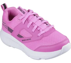 Com Atacadores|Sapatilhas-SKECHERS GO RUN Elevate - Spectacular Speed ROSA CHOQUE