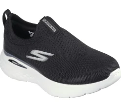 Calçado Sem Atacadores|Sapatilhas Casuais-SKECHERS GO RUN Lite - Aurora Sky PRETO / BRANCO
