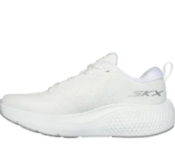 Com Atacadores|Sapatilhas-SKECHERS GO RUN Supersonic Max BRANCO / PRATEADO