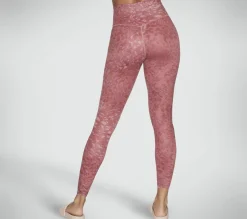 Calças|Partes De Baixo-SKECHERS GO SCULPT HW Leopard Legging MAUVE / PURPLE