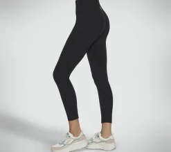 Calças|Partes De Baixo-SKECHERS GO SCULPT Scalloped HW Legging PRETO