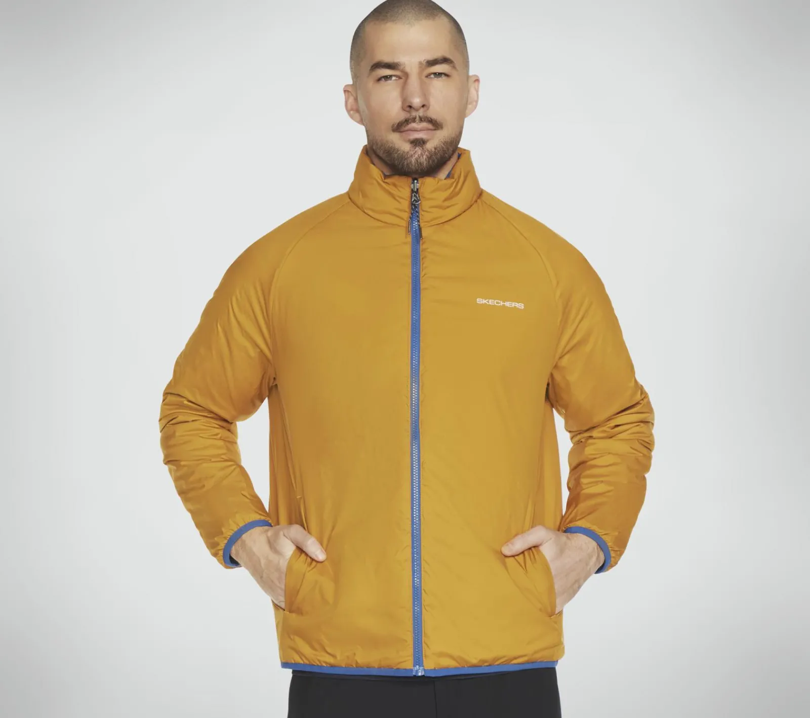 Partes De Cima|Partes De Cima-SKECHERS GO SHIELD Altitude Reversible Jacket ROYAL