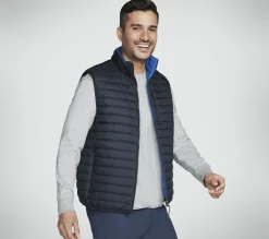 Partes De Cima|Partes De Cima-SKECHERS GO SHIELD Altitude Reversible Vest PRETO