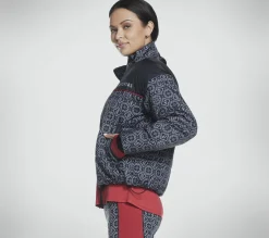 Partes De Cima|Partes De Cima-SKECHERS GO SHIELD Diamond Legacy Puffer Jacket PRETO