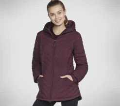 Partes De Cima|Partes De Cima-SKECHERS GO SHIELD Everyday Parka ROXO