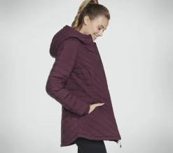 Partes De Cima|Partes De Cima-SKECHERS GO SHIELD Everyday Parka ROXO