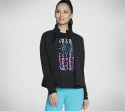 Partes De Cima|Partes De Cima-SKECHERS GO SHIELD Hybrid Performance Jacket PRETO