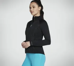Partes De Cima|Partes De Cima-SKECHERS GO SHIELD Hybrid Performance Jacket PRETO