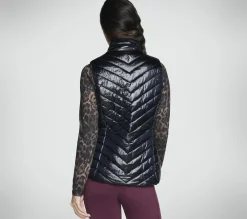 Partes De Cima|Partes De Cima-SKECHERS GO SHIELD Shine Vest PRETO