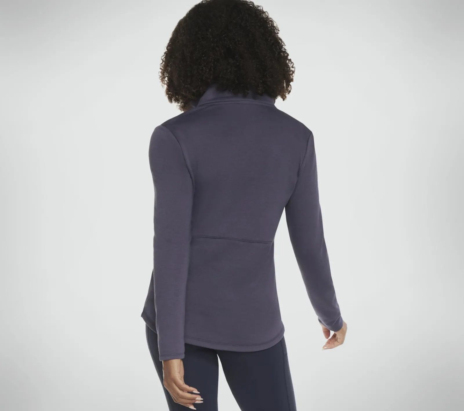 Partes De Cima|Partes De Cima-SKECHERS GO SNUGGLE Jacket ROXO / CARVÃO