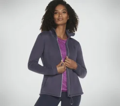 Partes De Cima|Partes De Cima-SKECHERS GO SNUGGLE Jacket ROXO / CARVÃO