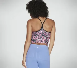 Partes De Cima|Partes De Cima-SKECHERS GO STRETCH Fantasy Fields Racerback Bra PRETO / VERMELHO / AZUL