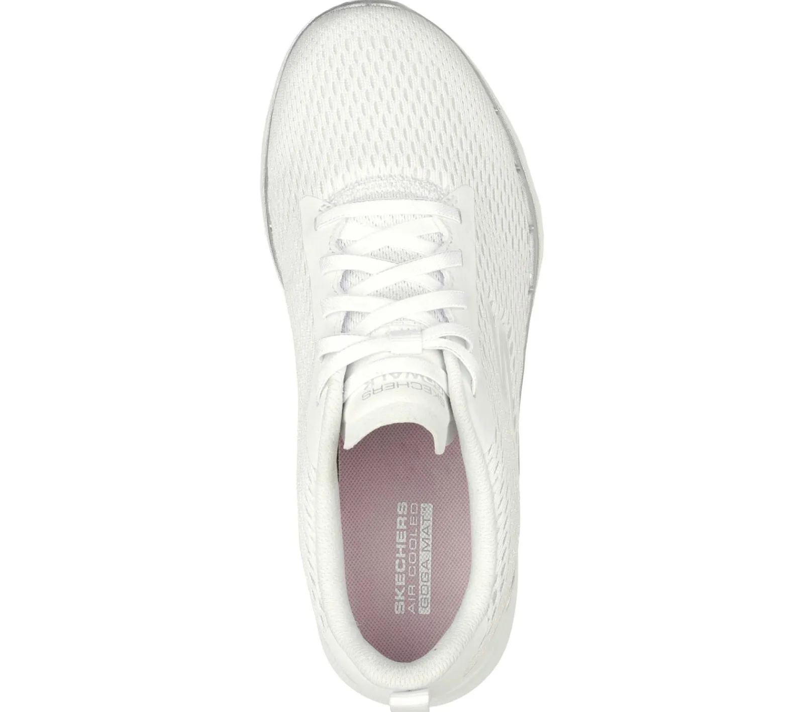 Calçado Sem Atacadores|Sapatilhas-SKECHERS GO WALK 6 - Bold Vision BRANCO