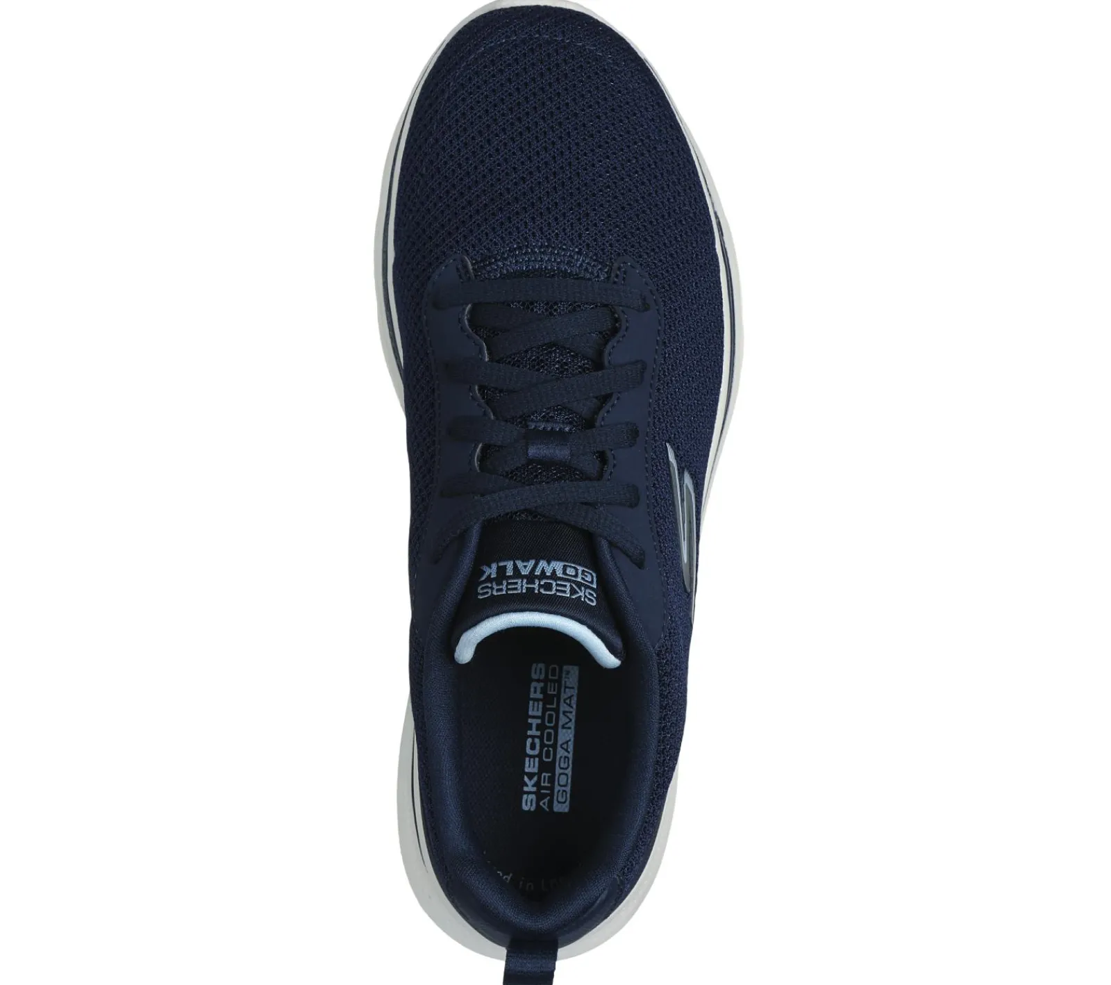 Com Atacadores|Sapatilhas-SKECHERS GO WALK 7 - Clear Path NAVY / AZUL CLARO