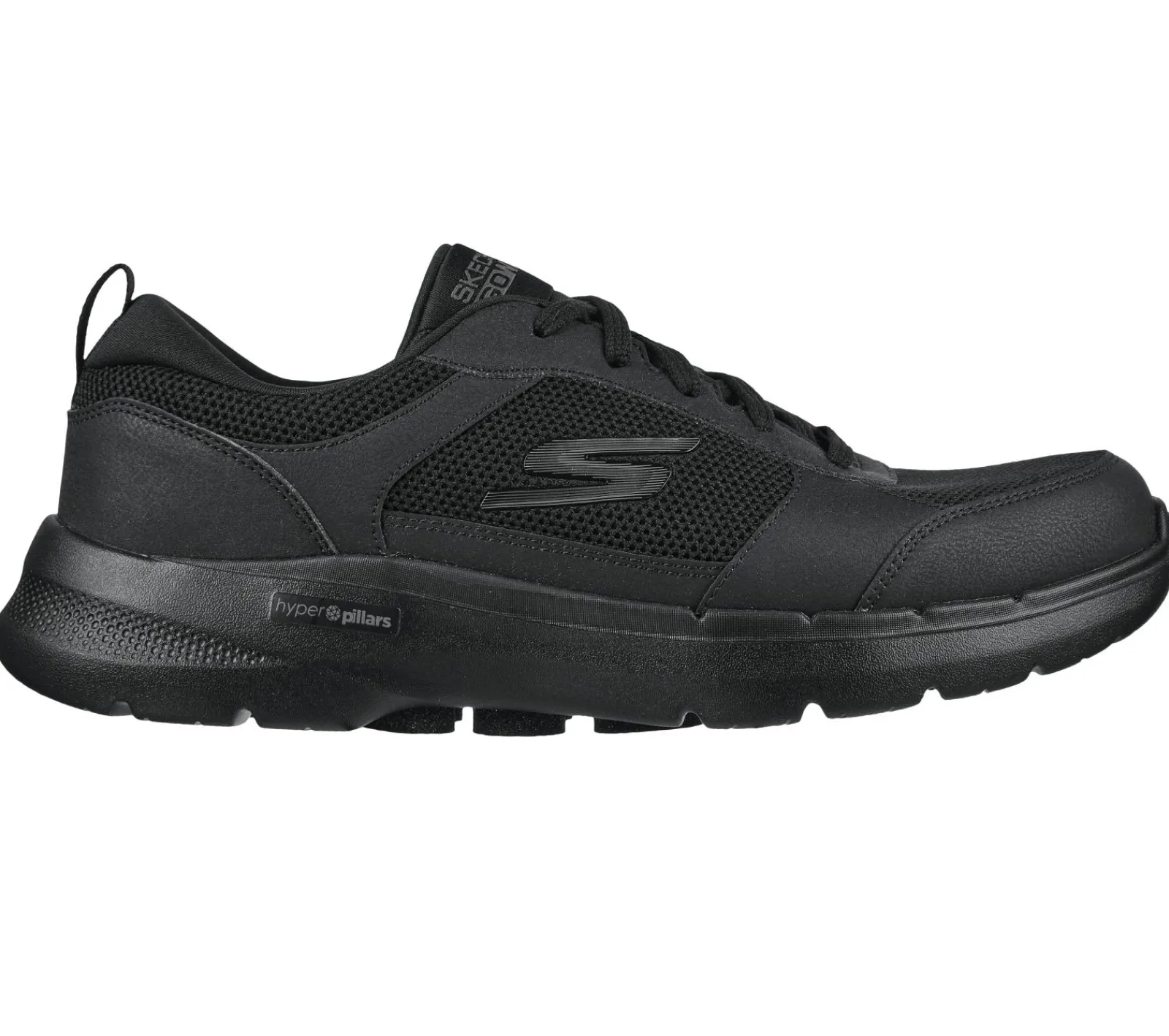 Sapatilhas-SKECHERS GO WALK 6 - Compete PRETO