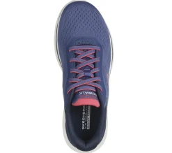 Calçado Sem Atacadores|Sapatilhas-SKECHERS GO WALK 7 - Cosmic Waves NAVY / CORAL