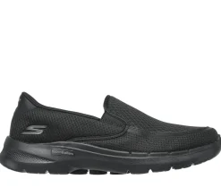 Calçado Sem Atacadores|Sapatilhas Casuais-SKECHERS GO WALK 6 - Orva PRETO