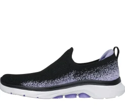 Calçado Sem Atacadores|Sapatilhas-SKECHERS GO WALK 7 - Zaida PRETO / LAVANDA
