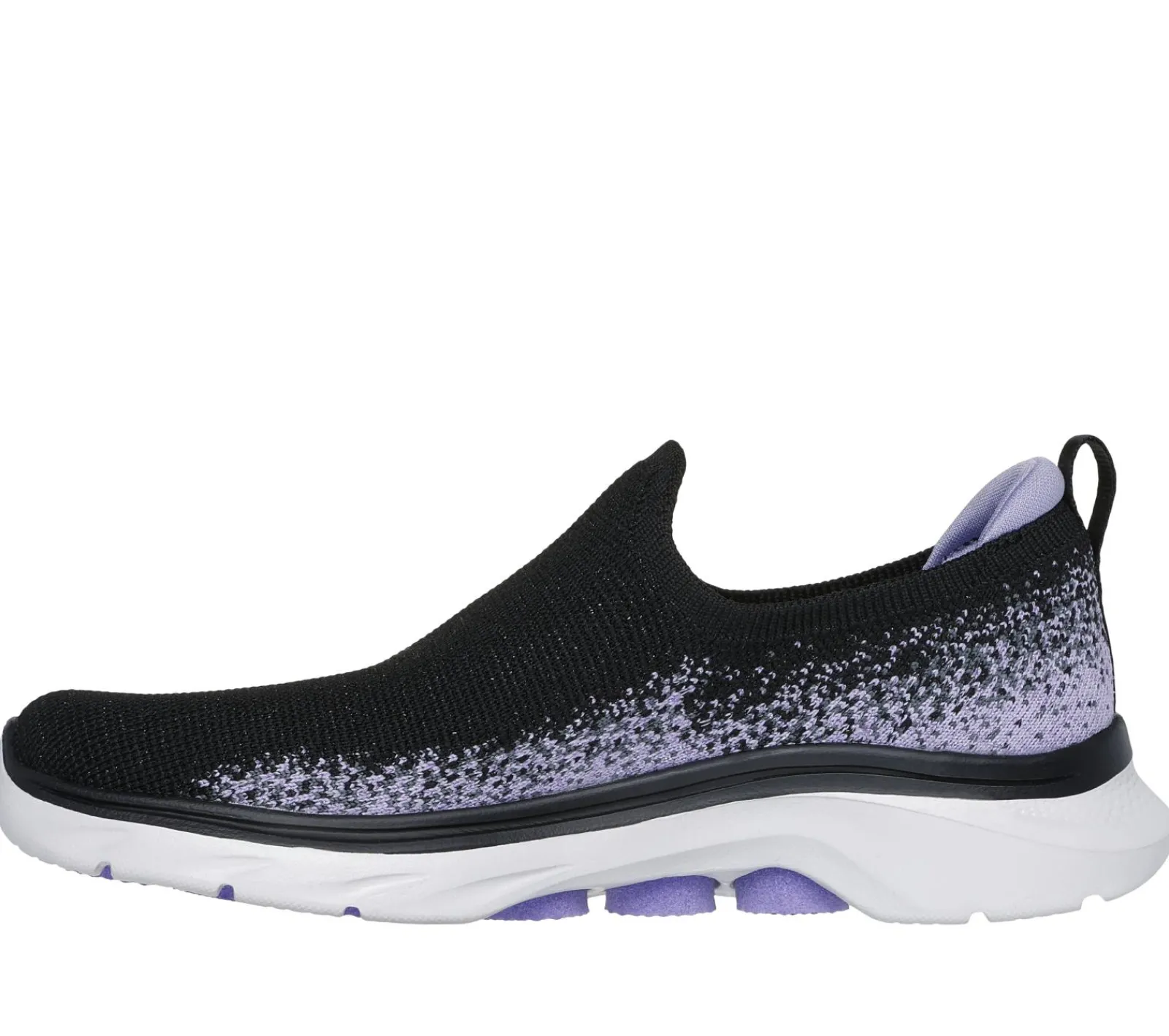 Calçado Sem Atacadores|Sapatilhas-SKECHERS GO WALK 7 - Zaida PRETO / LAVANDA
