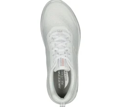 Com Atacadores|Sapatilhas-SKECHERS GO WALK Arch Fit - Uptown Summer BRANCO / ROSA CLARO
