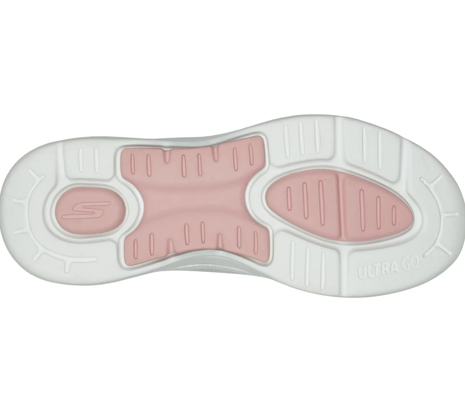 Com Atacadores|Sapatilhas-SKECHERS GO WALK Arch Fit - Uptown Summer BRANCO / ROSA CLARO
