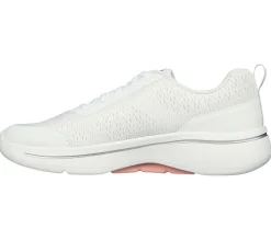 Com Atacadores|Sapatilhas-SKECHERS GO WALK Arch Fit - Uptown Summer BRANCO / ROSA CLARO