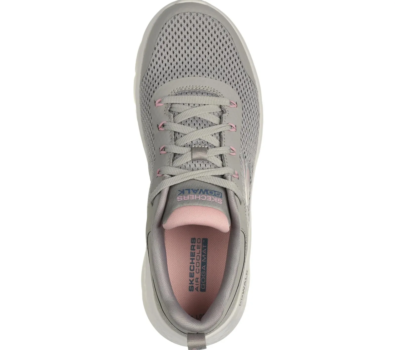 Com Atacadores|Sapatilhas-SKECHERS GO WALK Flex - Caley TAUPE / ROSA
