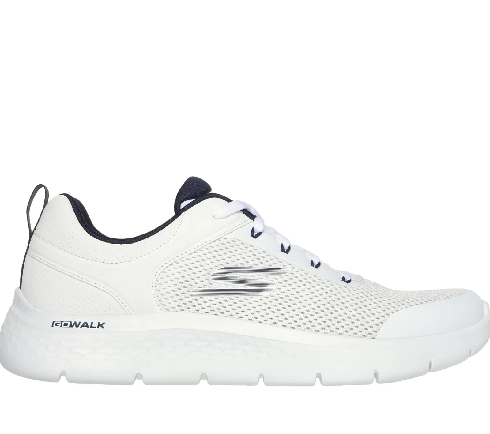 Sapatos Com Atacadores|Sapatilhas-SKECHERS GO WALK Flex - Independent BRANCO / NAVY