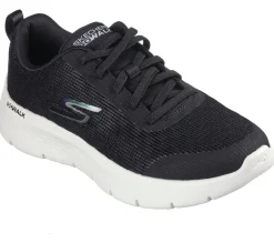 Calçado Sem Atacadores|Sapatilhas-SKECHERS GO WALK Flex - Viva PRETO / BRANCO
