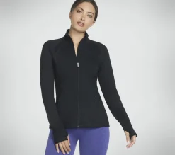 Partes De Cima|Partes De Cima-SKECHERS GO WALK Jacket PRETO