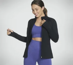 Partes De Cima|Partes De Cima-SKECHERS GO WALK Jacket PRETO